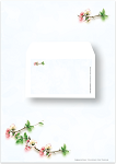 briefpapierset A4
kringlooppapier
'bloesemtak'
6 vel, 6 enveloppen